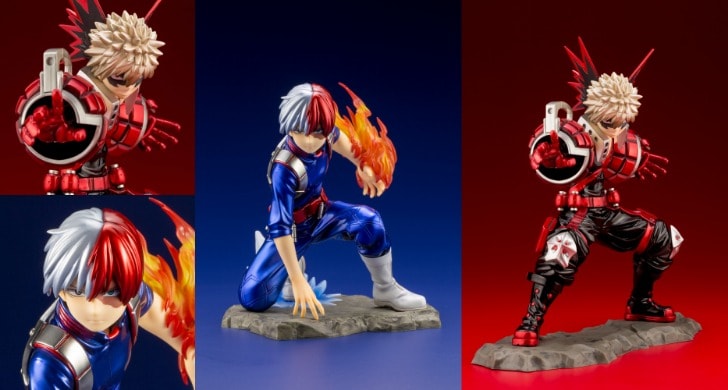 ヒロアカフィギュア「ARTFX J」シリーズより爆豪勝己・轟焦凍の限定 