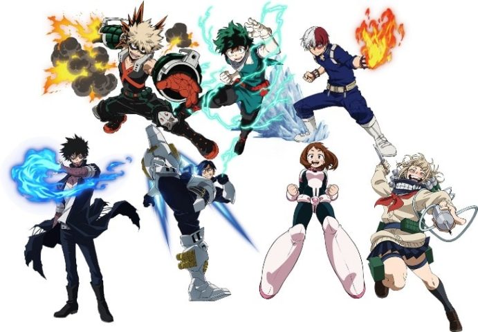 ヒロアカ「緑谷出久、爆豪勝己、轟焦凍、麗日お茶子、飯田天哉、荼毘 