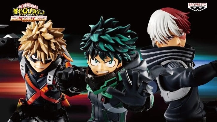 映画 ヒロアカ × 一番くじ 爆豪・轟・デクのフィギュアなど全賞品解禁!