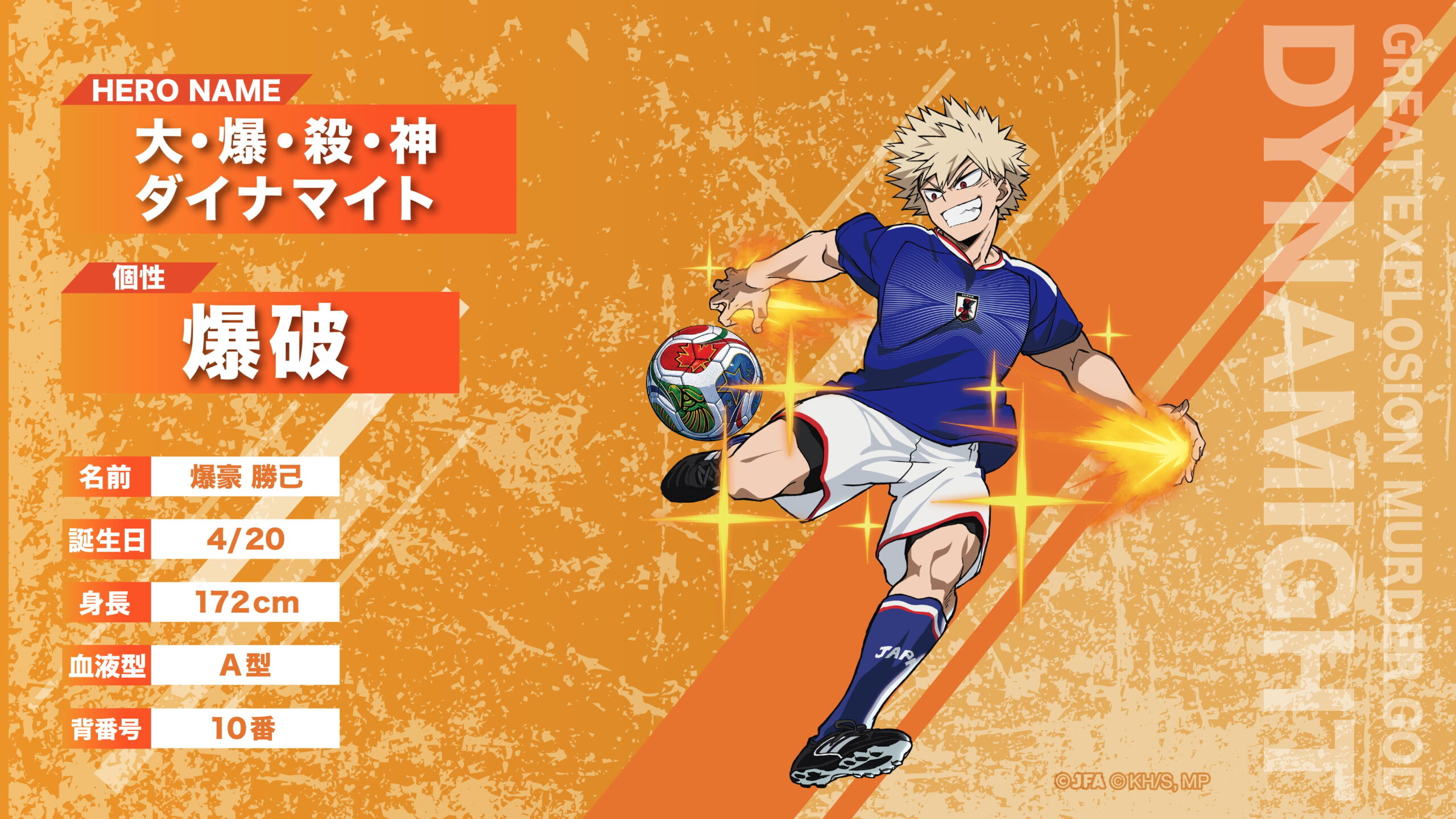 アニメ『ヒロアカ』サッカー日本代表Ver.スペシャルグッズ発売決定 